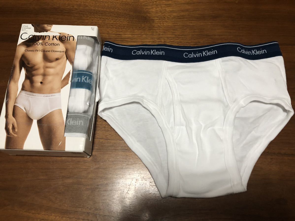 カルバンクライン Calvin Klein ブリーフ CLASSIC FIT 前開き サイズS（日本サイズM）8382_画像1