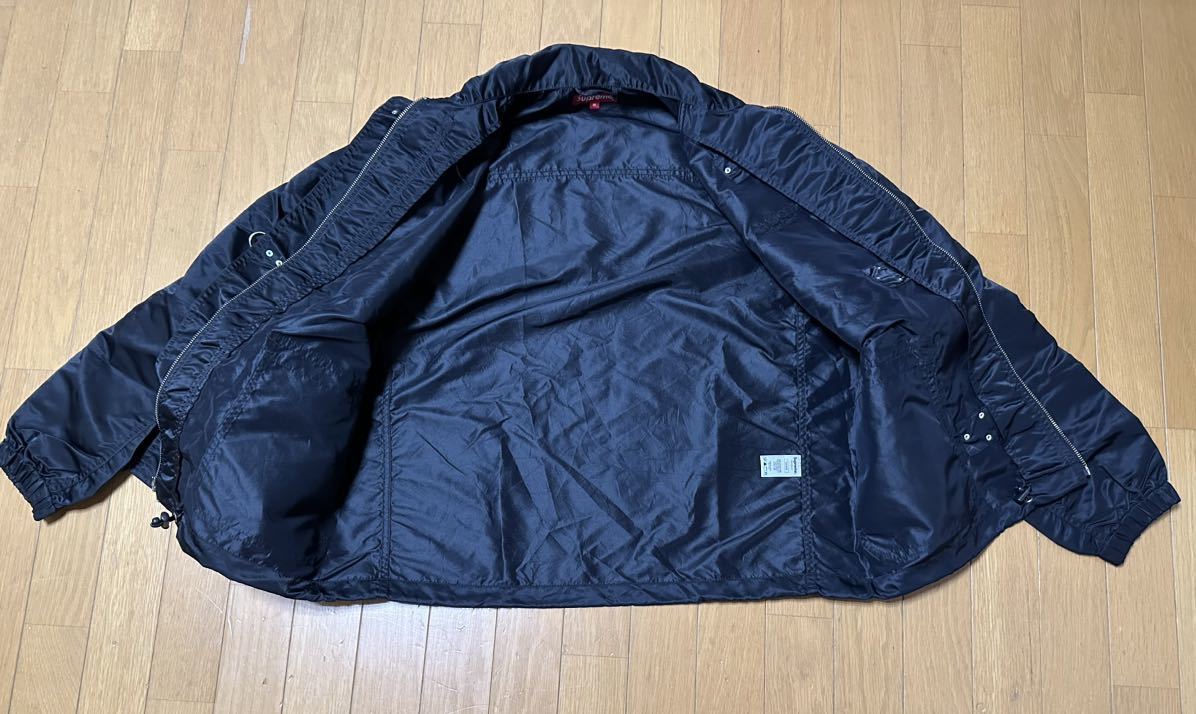 □美品 Supreme シュプリーム suprme new yorkジャケット ジャンパー ブルゾン ナイロン100％ 黒 ブラック Mサイズ _画像5