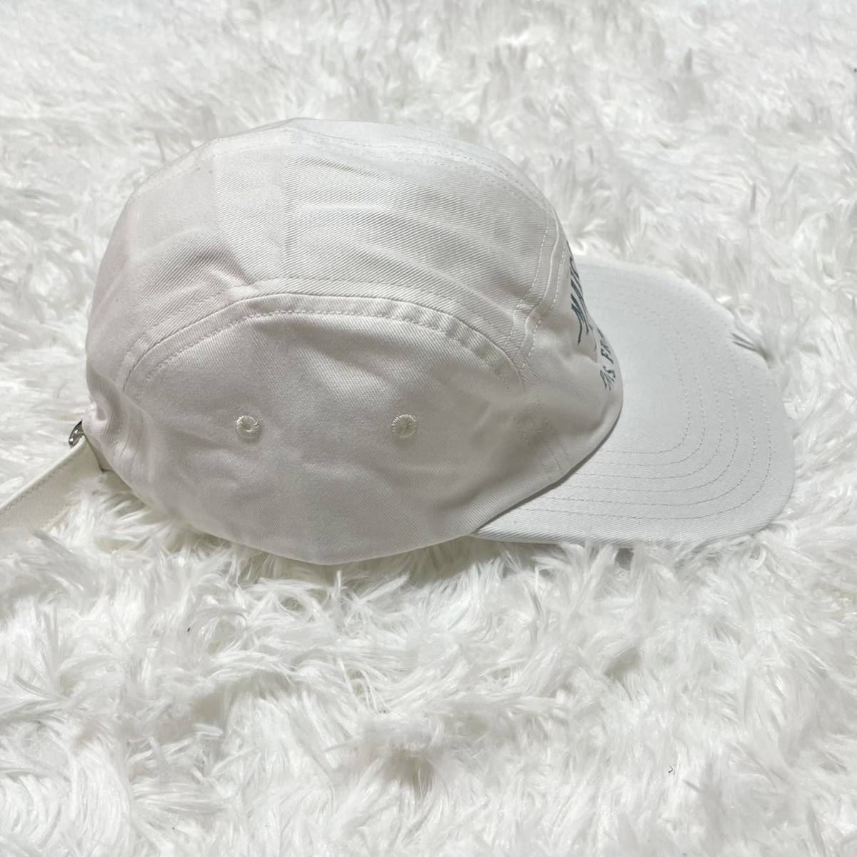 【新品】Maison Kitsun メゾンキツネ ロゴ キャップ 帽子 ホワイト ワンサイズ_画像3