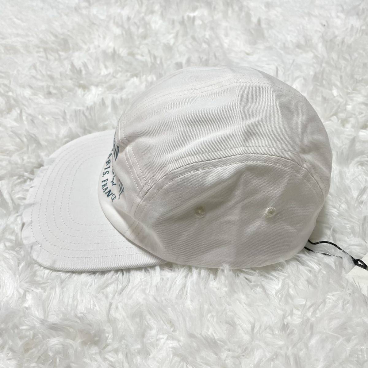 【新品】Maison Kitsun メゾンキツネ ロゴ キャップ 帽子 ホワイト ワンサイズ_画像4