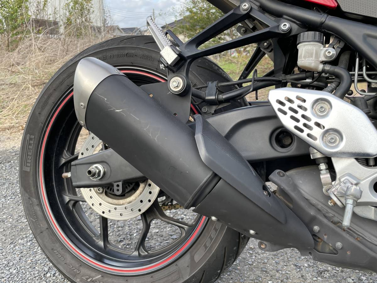 【良好車両】YZF-R25 ABS RG10J 自賠責残あり、グリップヒーター、USB付き フェンダーレス 女性オーナー 千葉県松戸市_画像4