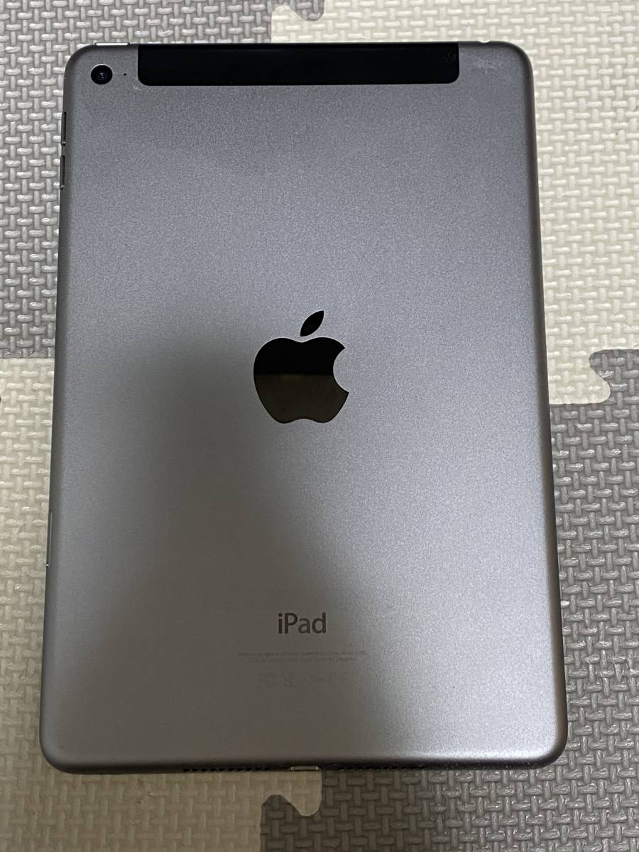 iPad mini4 WiFi+Cellular(simフリー) 128GB 充電65回 良品 初期保証有 送料無料 1円スタート　③_画像3