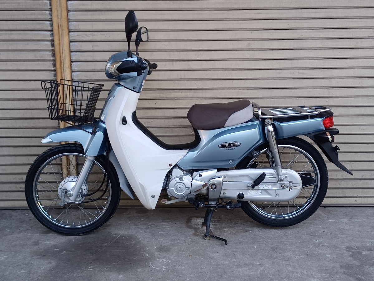 動画有り 広島発　※京都府木津川市本社への無料配送可※ ホンダ SUPER CUB 110 FI JA10 4スト FI カブ 現状車 未整備 販売証明書有 110cc_画像1