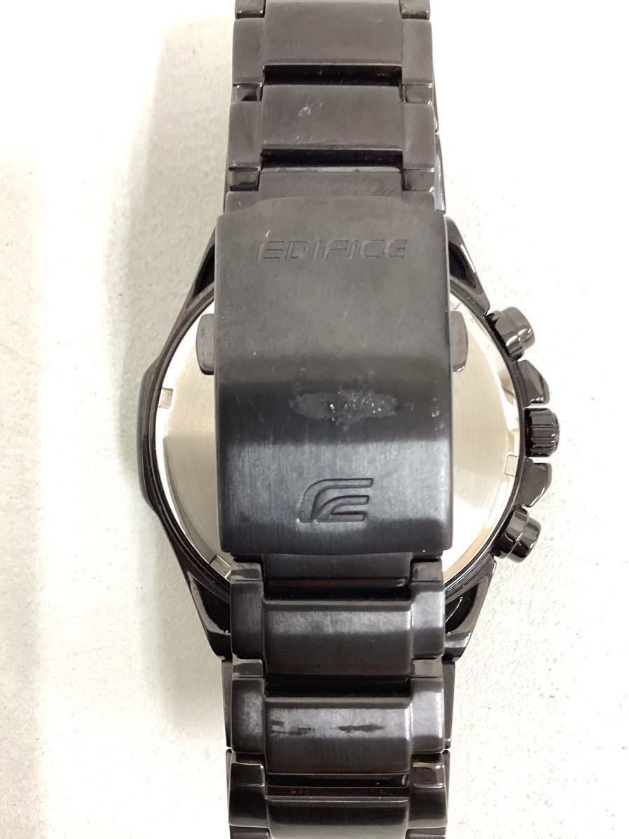 EDIFICE CASIO カシオエディフェス　文字盤豪華　EFR-556TRシルバー （ベルト外れ）/　EFR-563TRJブラック　腕時計　２つまとめ_画像6