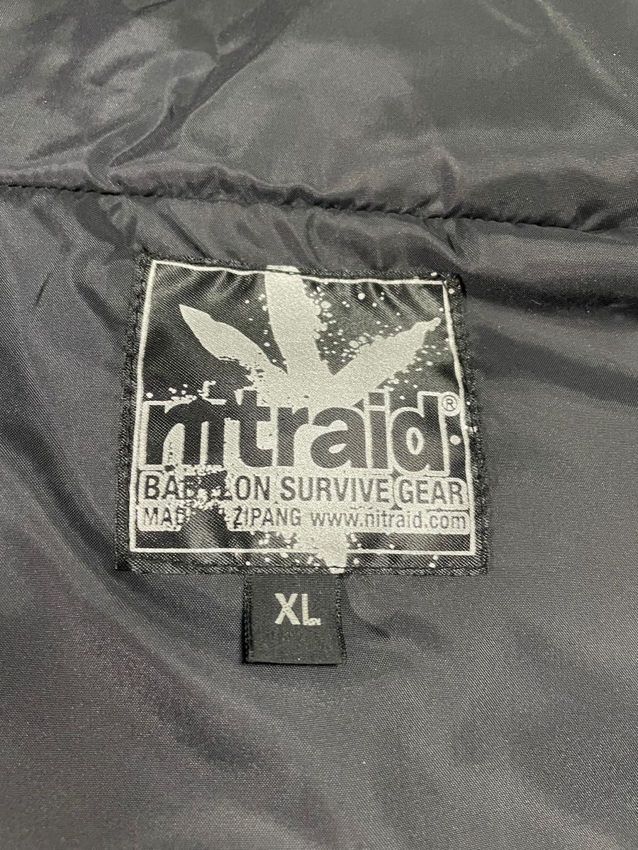 美品 NITRAID リアルウィード ダウンジャケット XL|Yahoo 美品 NITRAID リアルウィード ダウンジャケット XL|Yahoo