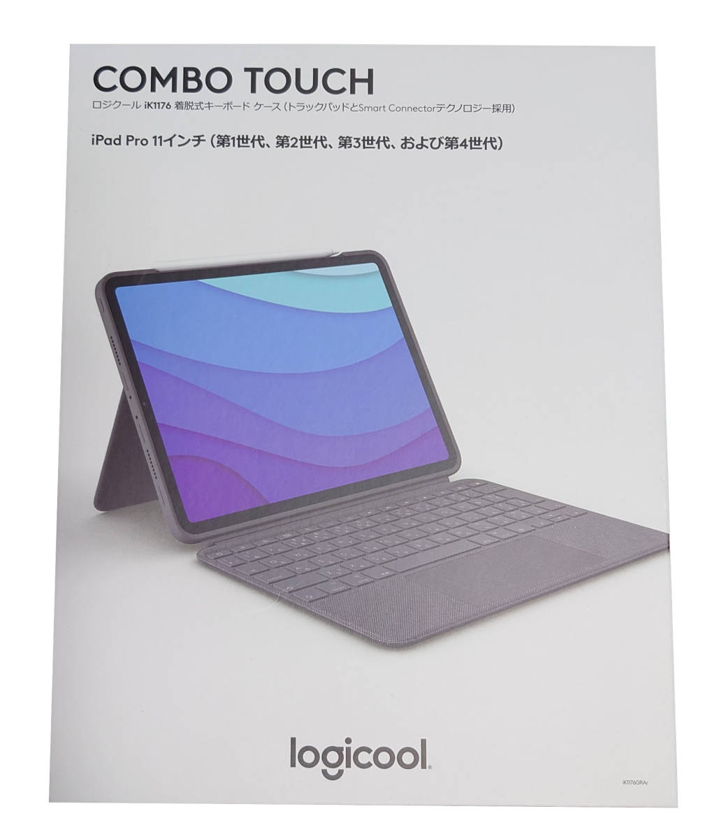 logicool ロジクール Combo Touch iK1176GRAr iPad Pro 11インチ 第4世代 トラックパッド キーボード ケース_画像1