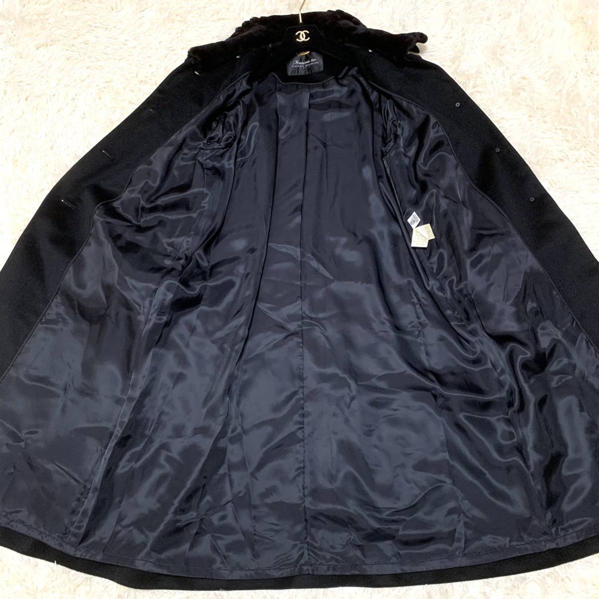 PIERRE BALMAIN ピエールバルマン ロングコート 最高級カシミヤ PIERRE BALMAIN ピエールバルマン ロングコート 最高級カシミヤ