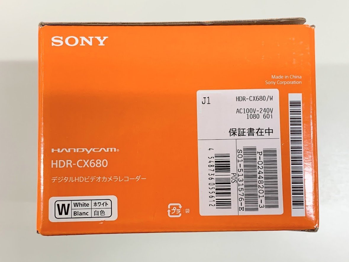 ■新品/正規品 SONY HDR-CX680 ソニー デジタルHDビデオカメラレコーダー ハンディカム 内蔵メモリー64GB_画像4