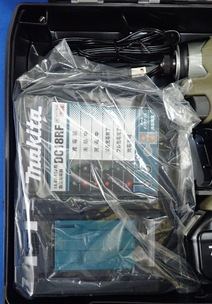 ◎未使用 makita マキタ 充電式インパクトドライバ TD173DRGXO オリーブ　18V 6.0Ah_画像2