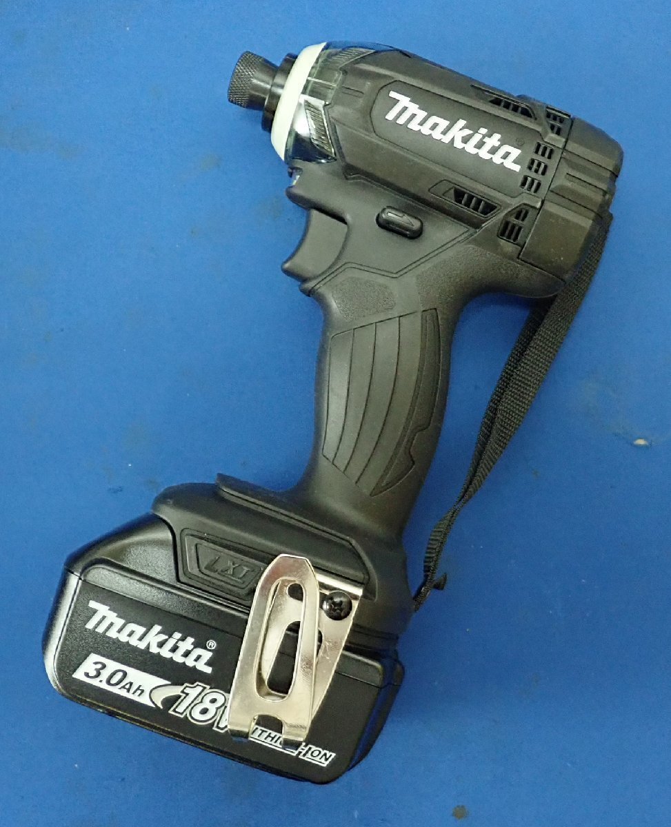 ◎未使用　makita　マキタ　充電式インパクトドライバ　TD149DRFXB　黒　18V　3.0Ah_画像4