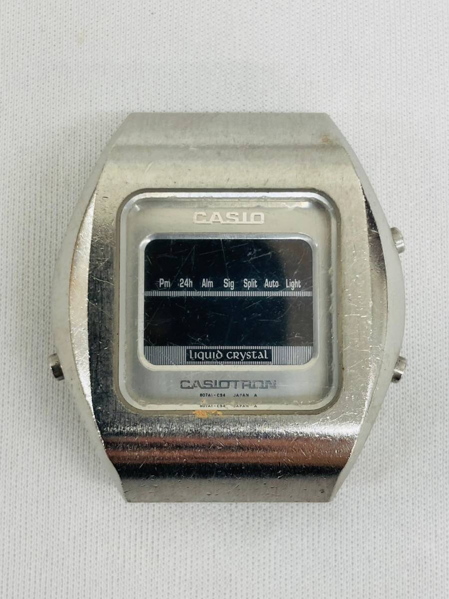 D6572*0.5　CASIO　カシオ　CASIOTRON　カシオトロン　TRN-110　腕時計　フェイスのみ　メンズ_画像1