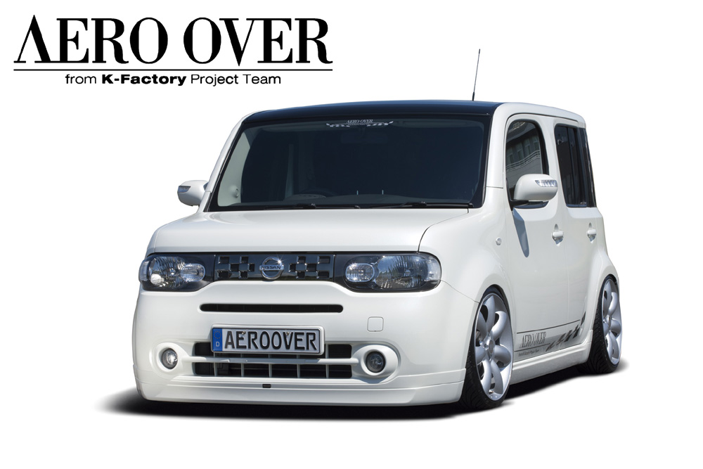 ＃Z12 日産キューブ用　ケーファクトリー/AEROOVER製　エアロ3点キット新品(要在庫/納期確認）_画像4