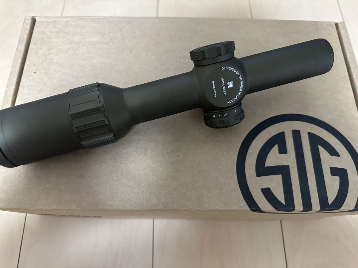 実物 SIG SAUER TANGO6T FFP 1-6×24 30㎜ スコープ LPVO nightforce trijcon eotech 米軍 米陸軍 サバゲー_画像2