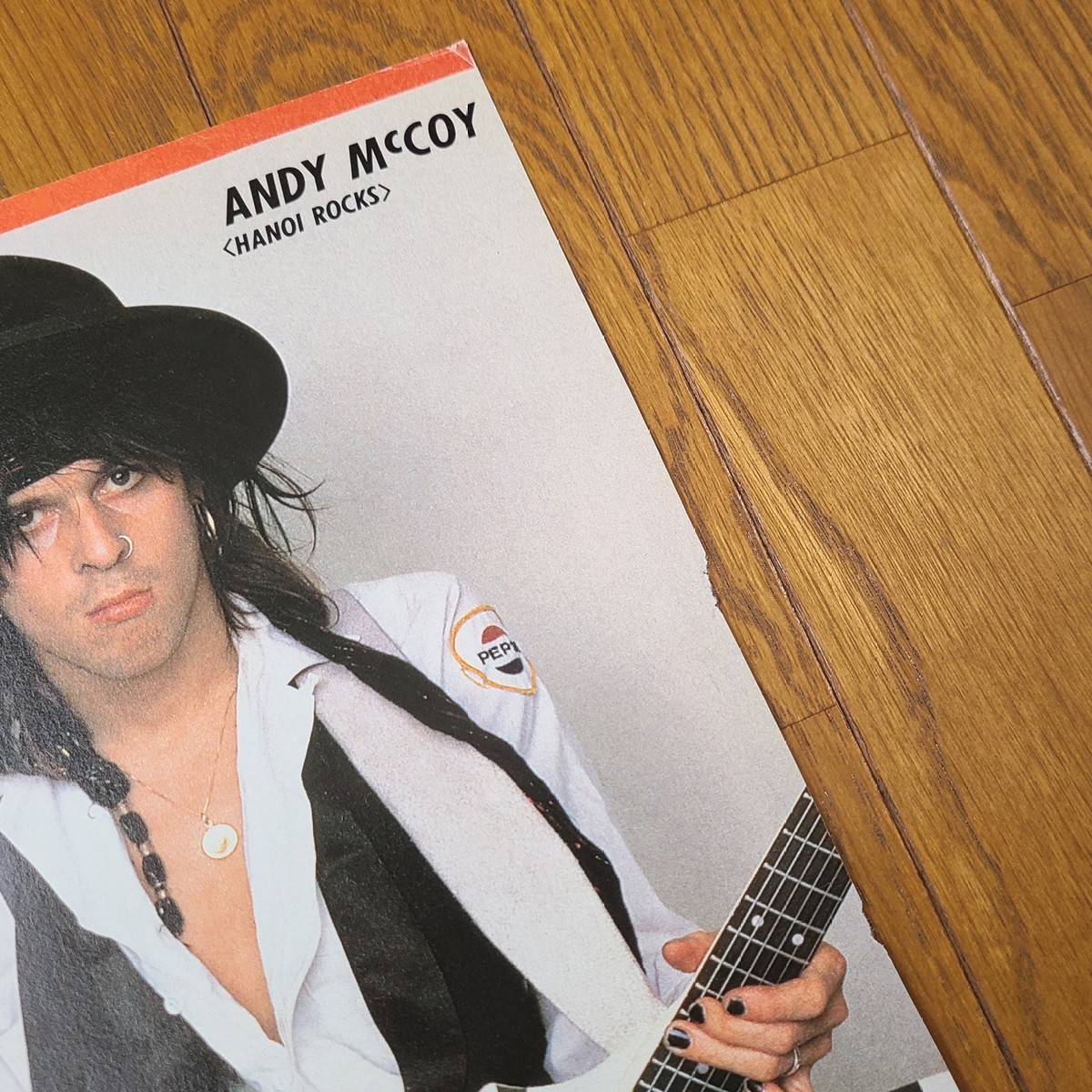 ハノイ・ロックス Hanoi Rocks アンディ・マッコイ Andy McCoy アリア・プロ II Aria Pro Ⅱ 雑誌広告【切り抜き】Player記事 欠品あり_画像3