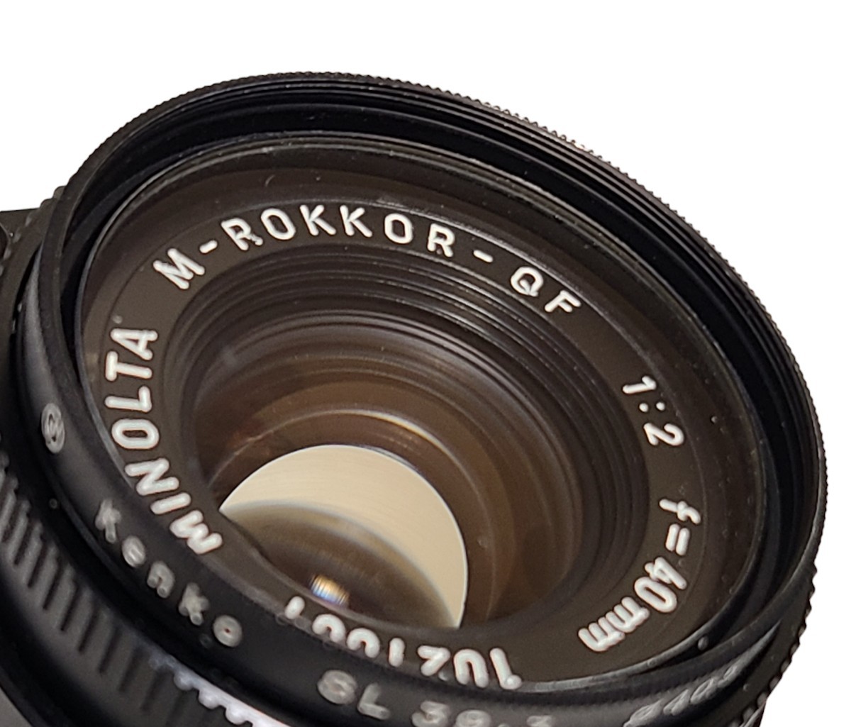 【ジャンク】MINOLTA ミノルタ フィルムカメラ レンズ 2点セット M-ROKKOR QF 40mm F2/M-ROKKOR 90mm F4 Leica ライカ_画像4