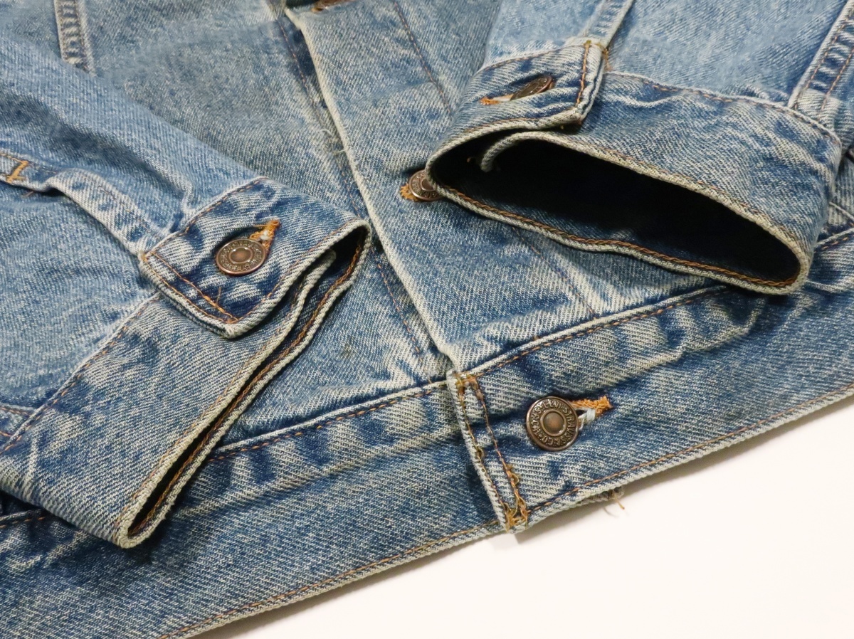 Levi's USA製 XXL 70508-7112 デニム トラッカー ジャケット Gジャン リーバイス 紙パッチ ヴィンテージ 米国製 メンズ 希少サイズ_画像6