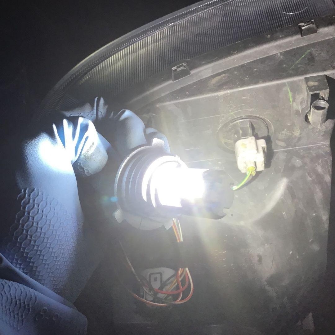 スズキ ジムニー JB23W T10 LED ウェッジ球 室内灯 ヘッドライト バックランプ ナンバー灯 ルームランプセット 爆光 COB 全面発光 ホワイト_画像8