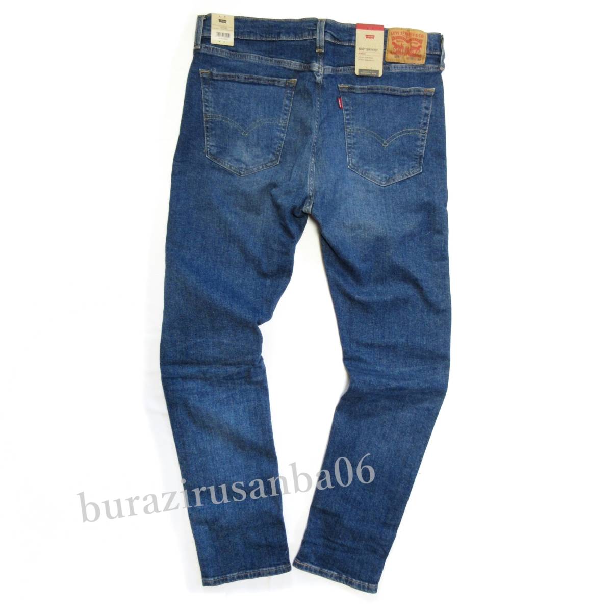 W34 未使用 リーバイス Levi's 510 SKINNY スキニー デニムパンツ ジーンズ 縦落ち 程よいストレッチ メンズ 美脚効果抜群 05510-1082_画像4