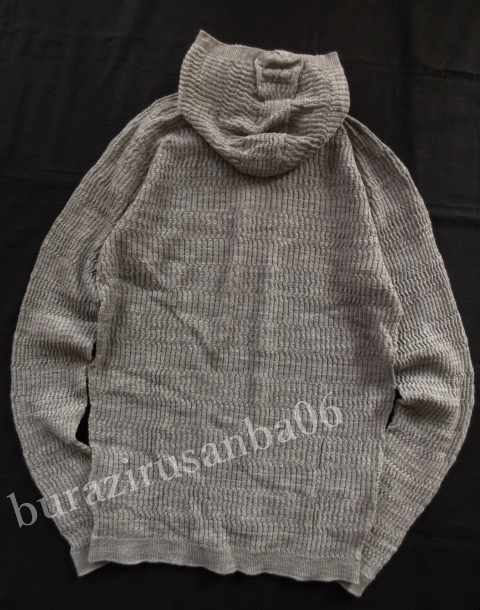 メンズ XL◆未使用 定価17,600円 ヘリーハンセン ウール セーター フーディー グレー ホールガーメント WG Wool Sweater Hoodie アウトドア_画像5