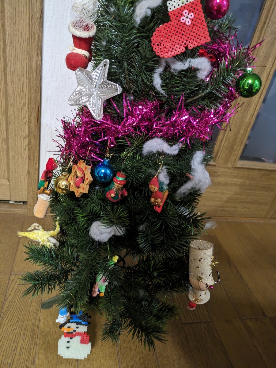  Christmas tree ornament tree Christmas Showa Retro Santa Claus decoration 
