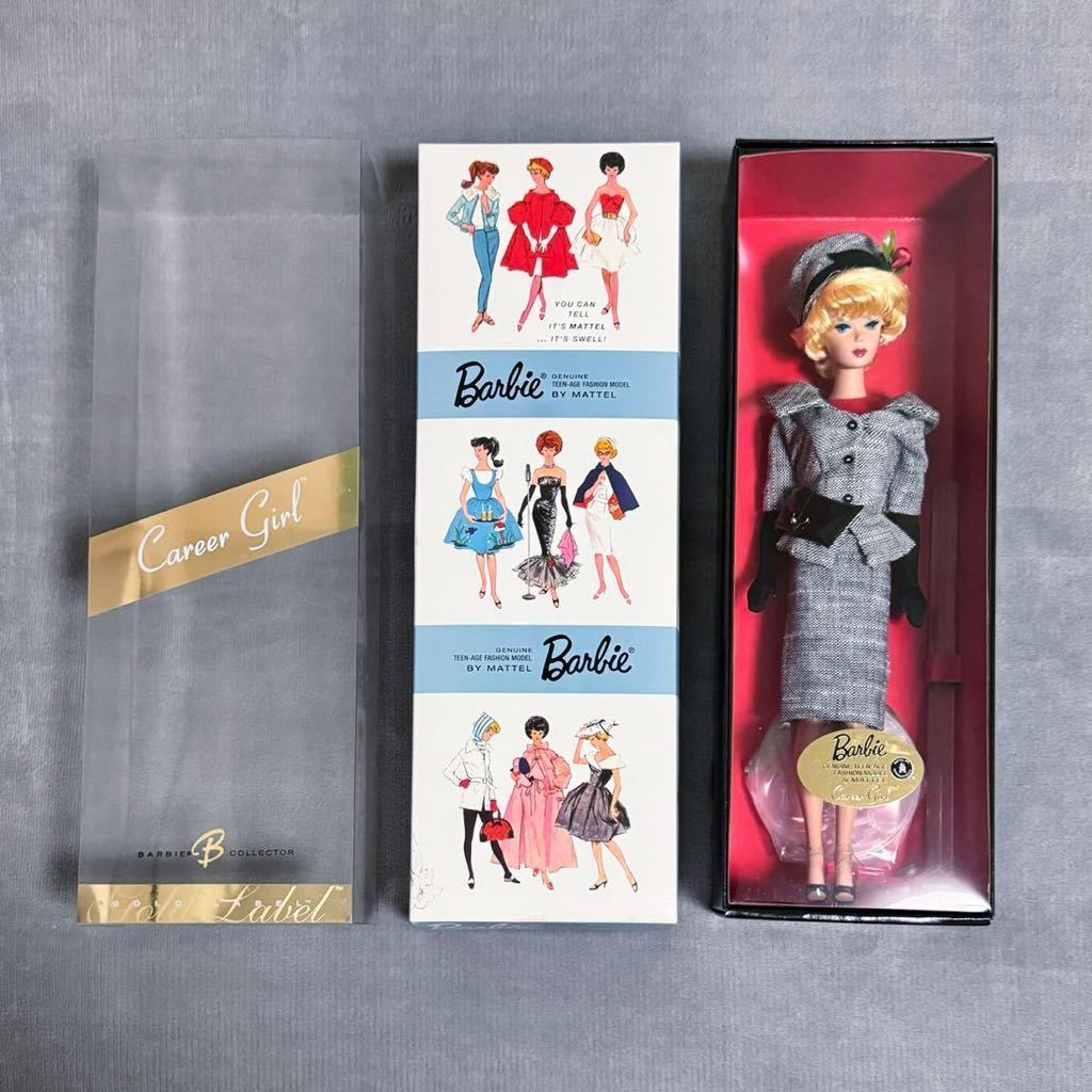 キャリアガールバービー　復刻版　2006年　ゴールドラベル　ビンテージ　ドール人形　Reproduction Vintage Barbie　Career Girl Barbie