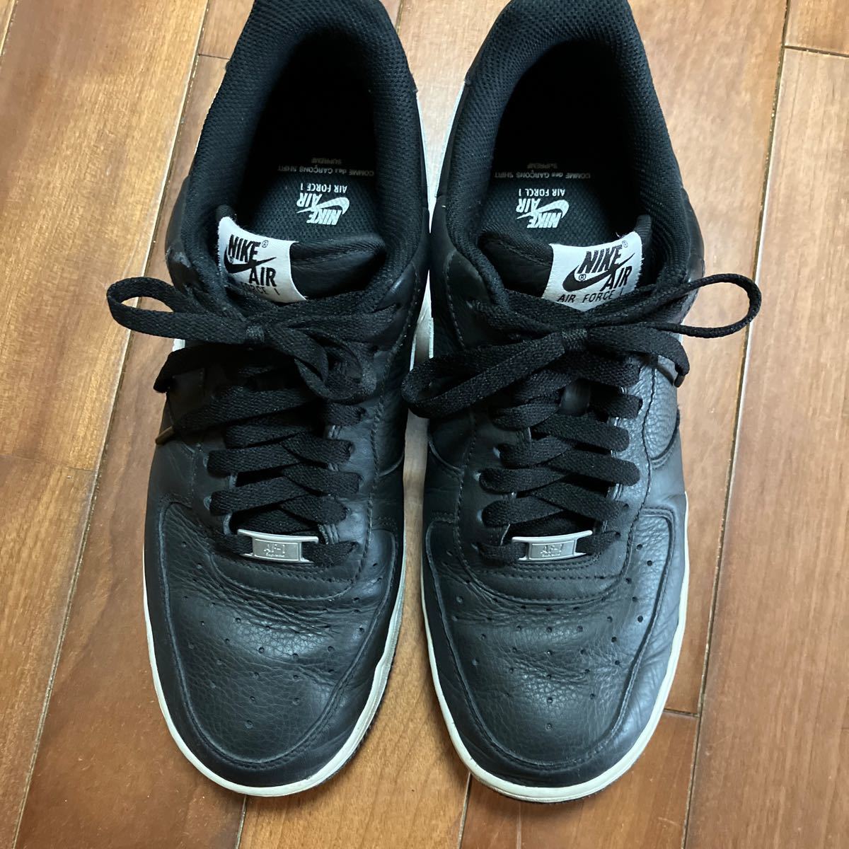 NIKE × Supreme × CDG ギャルソン コムデギャルソン 2018AW AIR FORCE 1 エアフォース1 US9.5 27.5cm_画像3