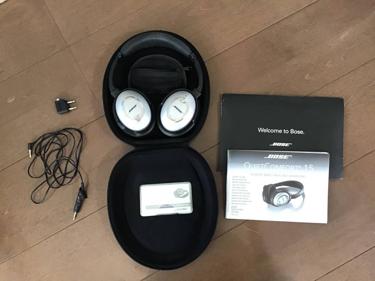 BOSE QuietComfort 15 QC15降噪耳機靜音舒適Bose安靜舒適耳機 原文:BOSE QuietComfort 15 QC15 ノイズキャンセリング ヘッドフォン クワイエットコンフォート ボーズ Quiet Comfort ヘッドホン