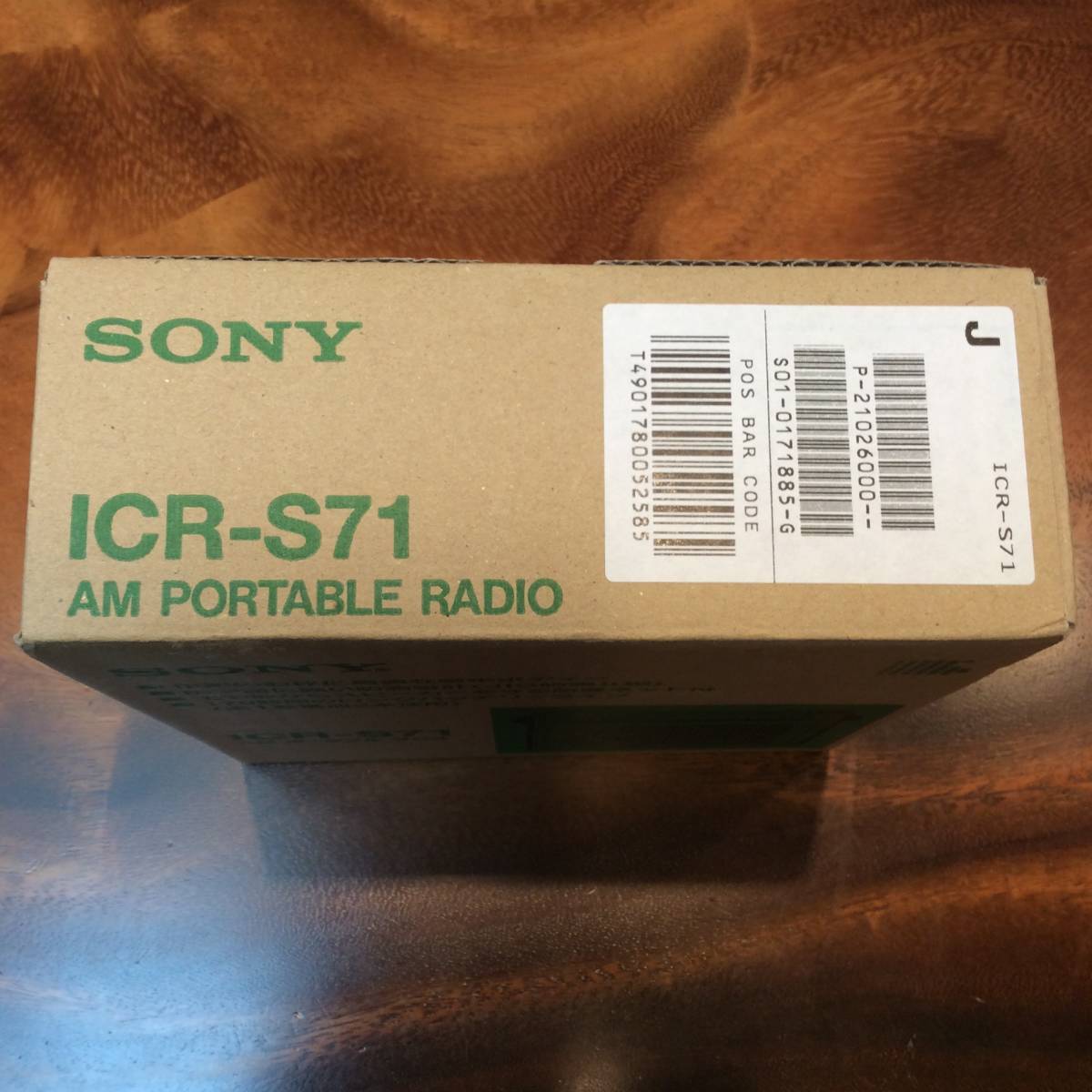  原文:SONY ソニー ラジオ ICR-S71 新品 未使用品