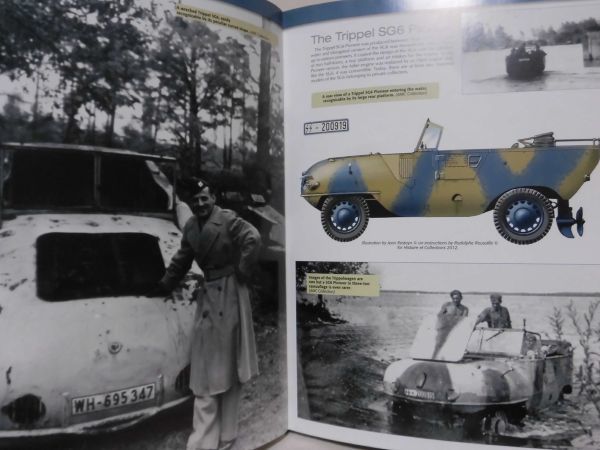 洋書 ドイツ工兵 水陸両用車両写真資料本 German Pioneer Equipments and Vehicles The amphibious vehicles [10]Z0283_画像3