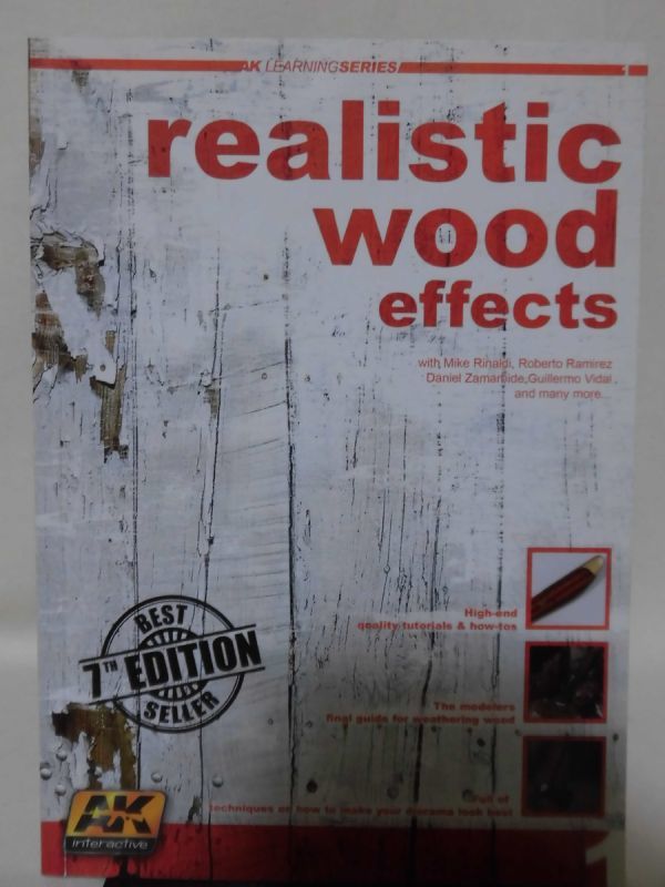 洋書 木製パーツのリアルな塗装法 realistic wood effects AK learning Series AK インタラクティブ 2013年発行[1]D0710_画像1