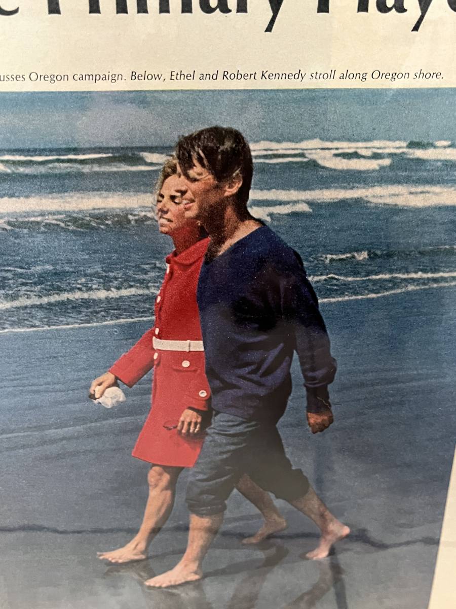 1968年6月7日号LIFE誌広告切り抜き【Ethel and Robert Kennedy エセル・ロバート・ケネディ】アメリカ買い付け品60sビンテージUSA有名人の画像3
