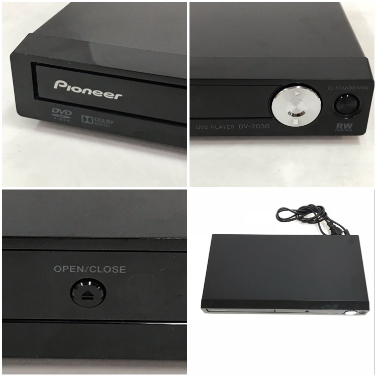 Pioneer パイオニア DVDプレーヤー 映像 再生 家電 DV-2030 プレイヤー ジャンク レトロ オールド 映像機器 D-599_画像3