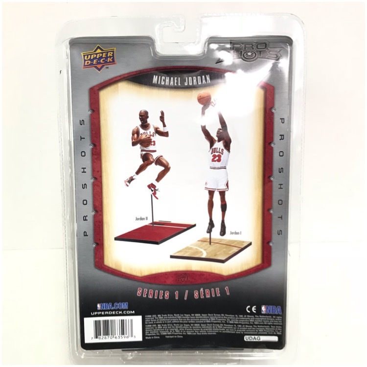 MICHAEL JORDAN Michael Jordan figure PRO SHOTS rare unopened Chicago bruzCHICAGO BULLS basket AJ collector D-708