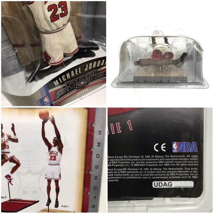 MICHAEL JORDAN Michael Jordan figure PRO SHOTS rare unopened Chicago bruzCHICAGO BULLS basket AJ collector D-708