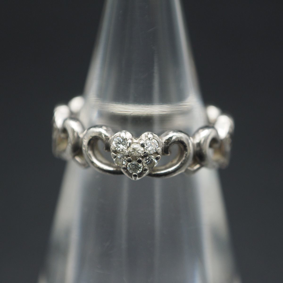 H436 Samantha Tiara SV ST刻印 リング ハート デザイン H436 Samantha Tiara SV ST刻印 リング ハート デザイン