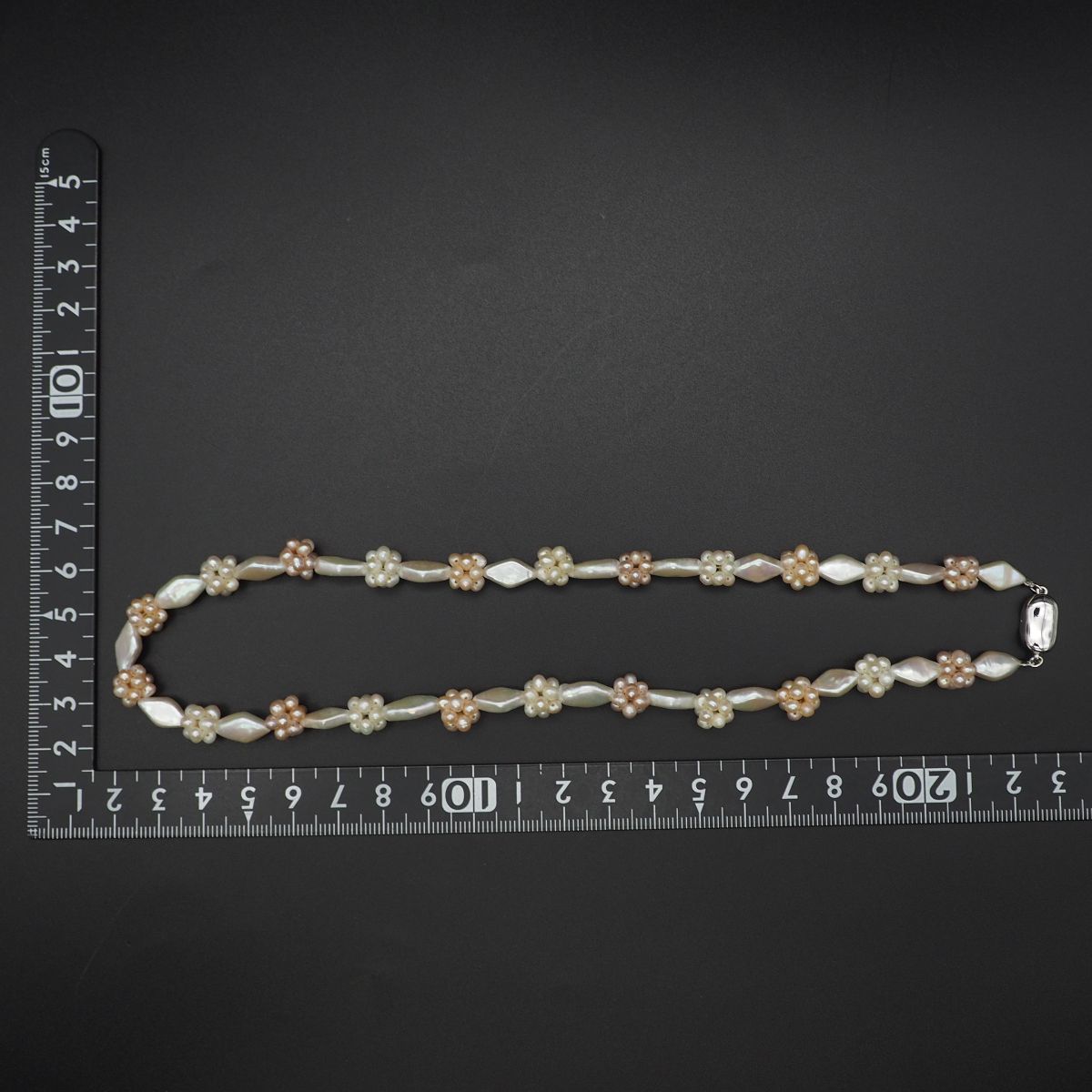 G188 淡水真珠 バロックパール SILVER PAT ~~刻印 ネックレス G188 淡水真珠 バロックパール SILVER PAT ~~刻印 ネックレス