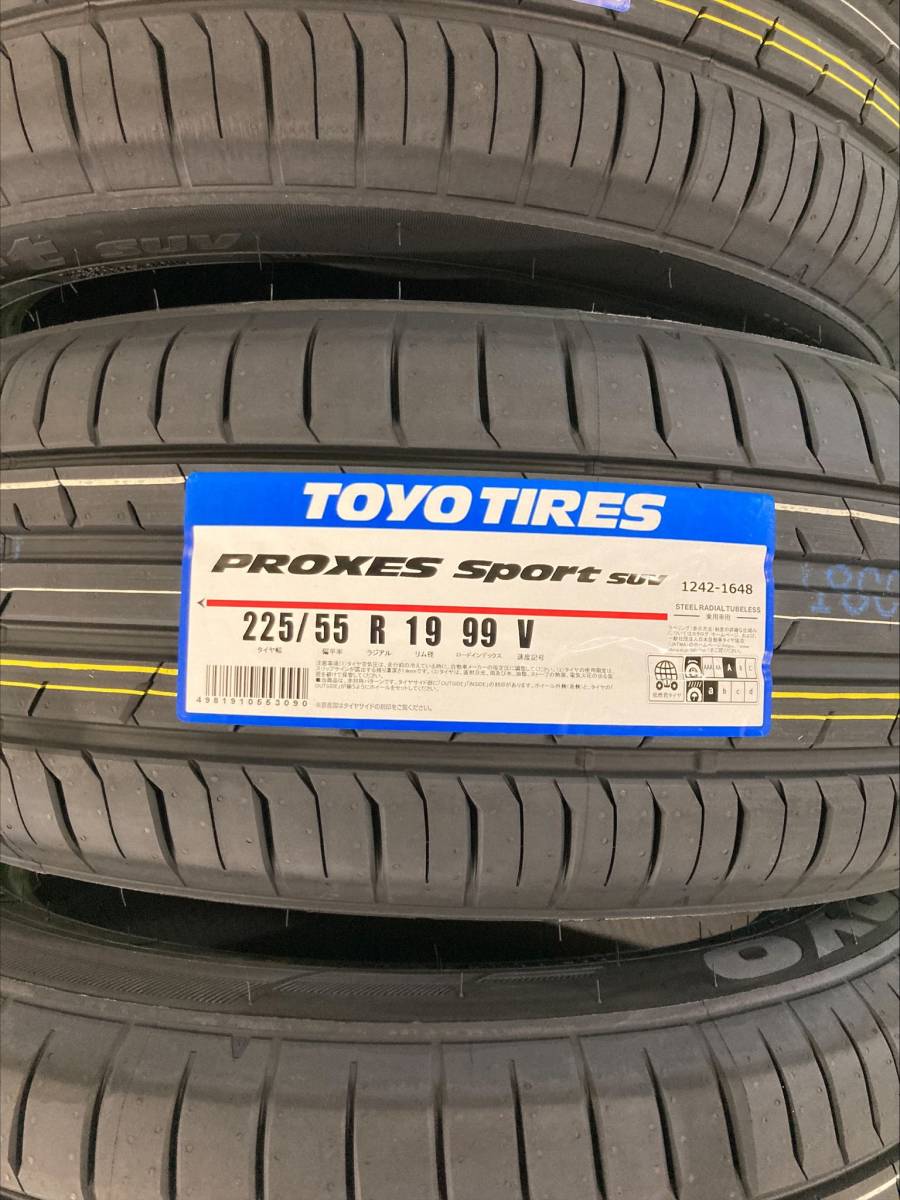 ☆【2023年製】ＴＯＹＯ【225/55R19】トーヨー プロクセススポーツSUV PROXESSPORT 225/55-19 4本価格 4本送料税込み￥61000～ 夏用_画像2