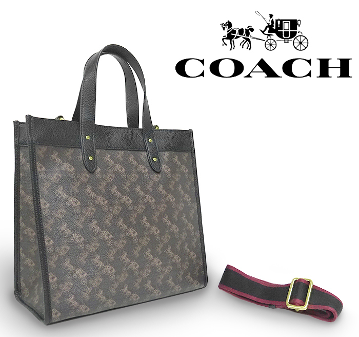 超美品 ほぼ未使用】 コーチ COACH フィールドトート 2WAY