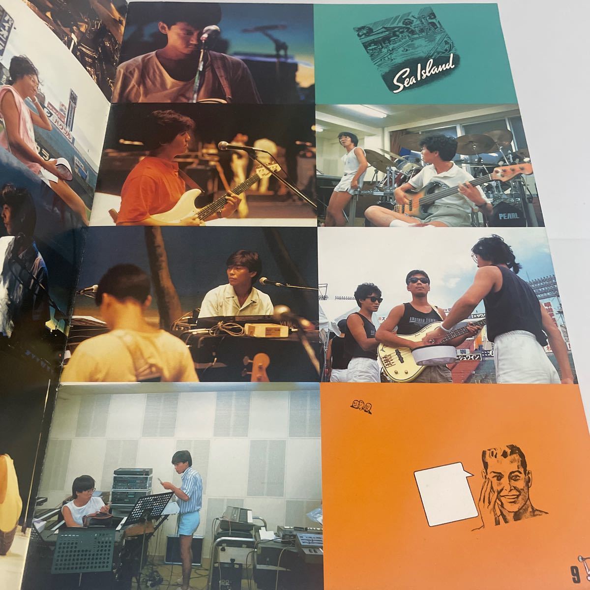 杉山清貴&オメガトライブ コンサート ツアー パンフレット 1985年 FIRST FINALE OMEGA TRIBE_画像8
