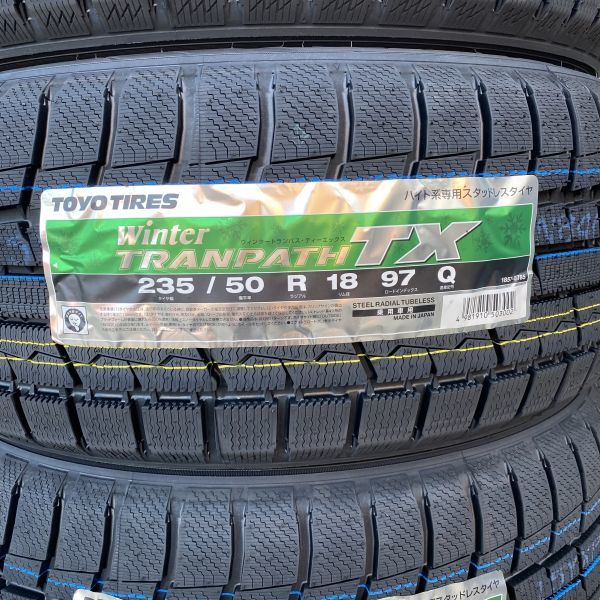  immediate payment most short that day Speed shipping 2023 year made new goods Toyo Winter TRANPATH TX 235/50R18 4ps.@ studdless tires TOYO 4ps.@ postage included 84,000 jpy 