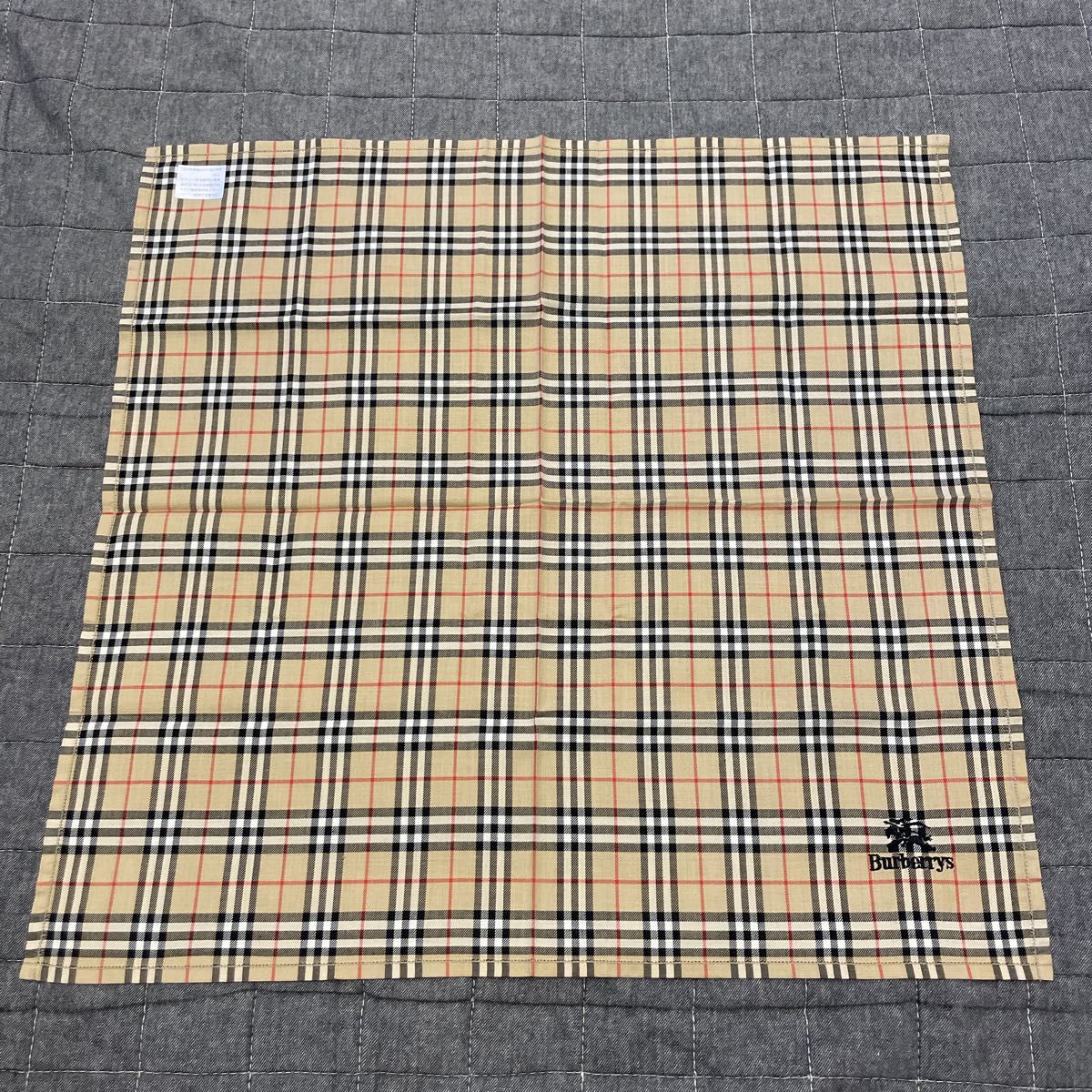 新品未使用品 Burberry バーバリー ノバチェック ハンカチ 3枚セット