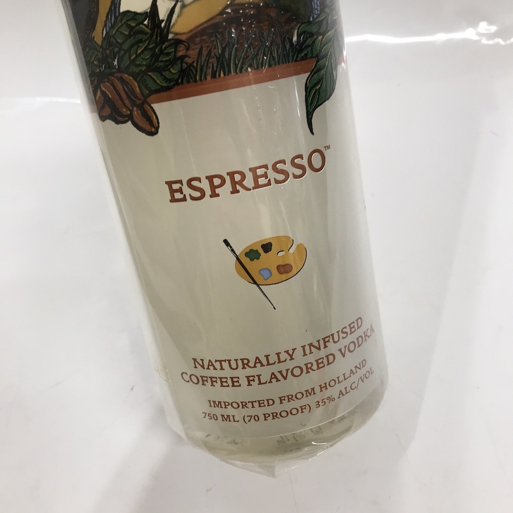 新品 未使用 未開栓 Van Gogh VODKA ESPRESSO ヴァンゴッホウオッカ エスプレッソ リキュール 酒 750ml 35度 D1101-14_画像4