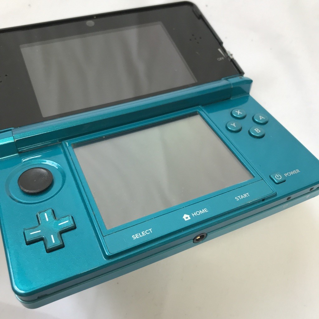 任天堂 NINTENDO 3DS CTR-001 ブルー ゲーム機 本体 関Y1023-19_画像4