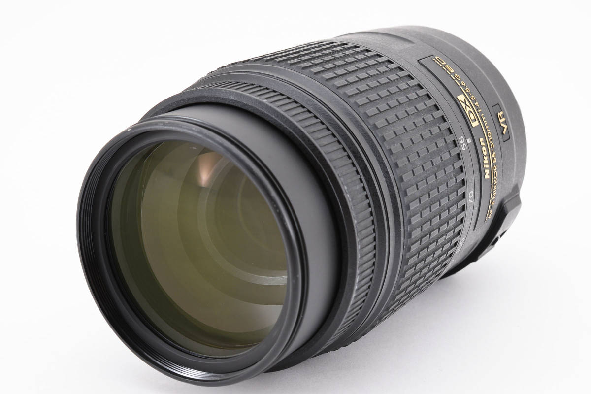 ★完全動作 美品★ AF-S DX NIKKOR 55-300mm f/4.5-5.6G ED VR　純正レンズフード&PLフィルター付 Nikon ニコン #0014_画像2