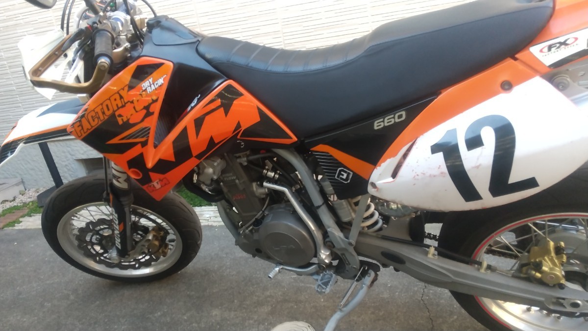 浜松市より　激レア？2002　KTM　SMC660　レーサー_画像4