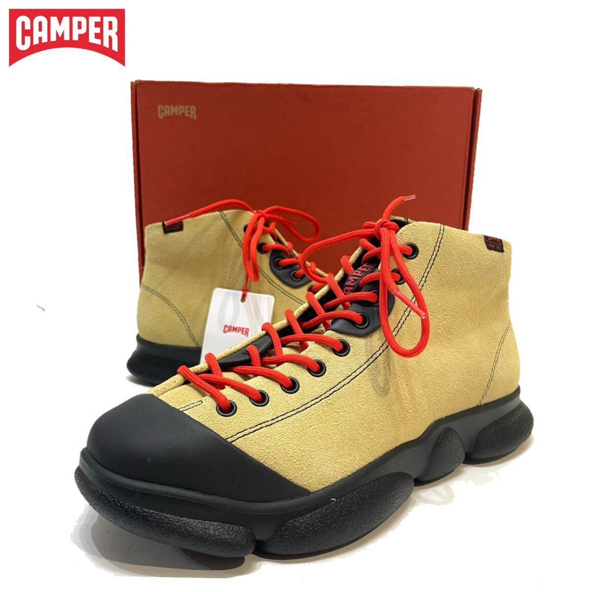 新品 正規品 CAMPER カンペール K300397-004 Karst boots スエード カースト ブーツ ウォーキング シューズ アウトドア ベージュ US8_画像1
