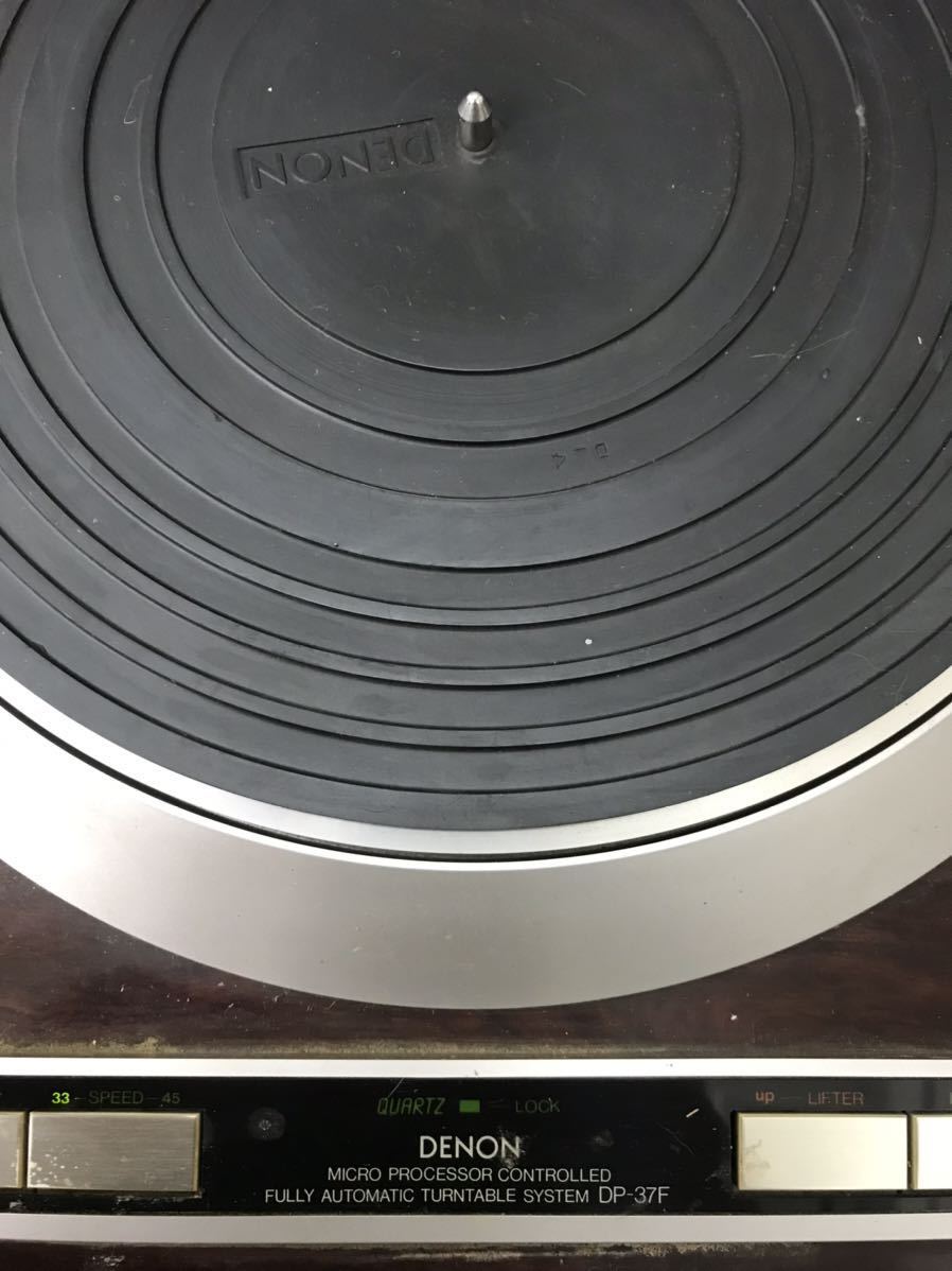 2458 DENON デノン レコードプレーヤー テーブル SL KP DP-37F_画像3