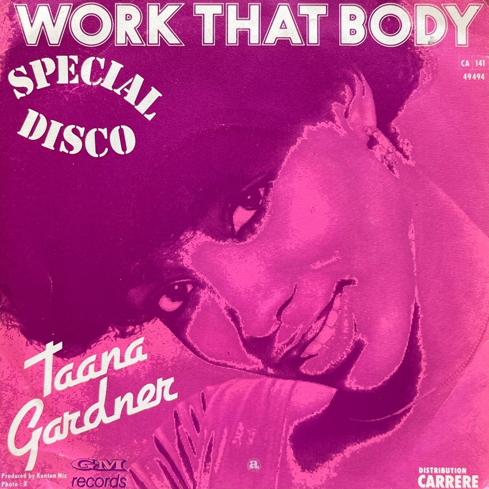 【試聴 7inch】Taana Gardner / Work That Body 7インチ 45 muro koco フリーソウル サバービア Larry Levan_画像2