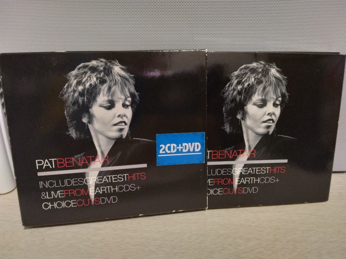 ☆PAT BENATAR☆INCLUDES GREATESTS HITS ＆ LIVE FROM EARTH CDS + CHOICE CUTS DVD【輸入国内盤】パット・ベネター 2CD+DVD 紙製外箱付_画像4