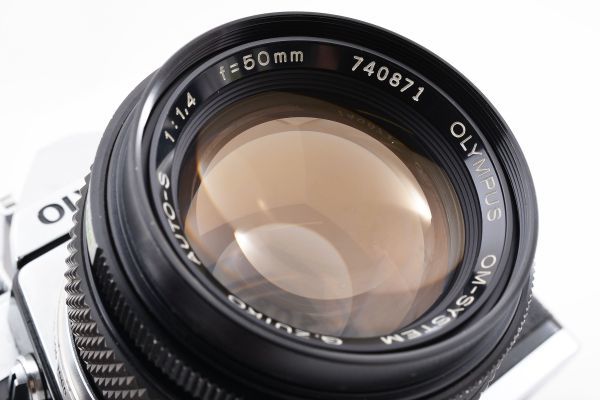 [美品] オリンパス OLYMPUS OM-1 一眼レフ 35mm フィルムカメラ + G.ZUIKO AUTO-S 50mm f/1.4 2012462_画像7